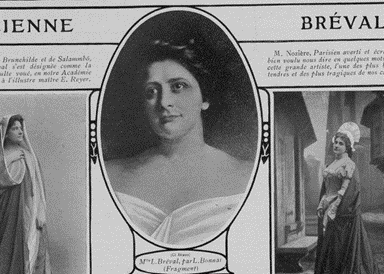 	<p>Lucienne Bréval, publié dans <em>Musica </em>n°7, avril 1903 © Bibliothèque de Sorbonne Université</p>
 